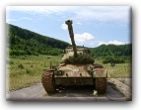 Tenk M-47 Patton na poligonu Manjaca